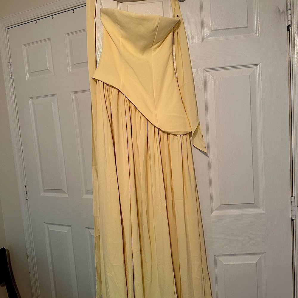 Babyboo Elegant Yellow Maxi Dress